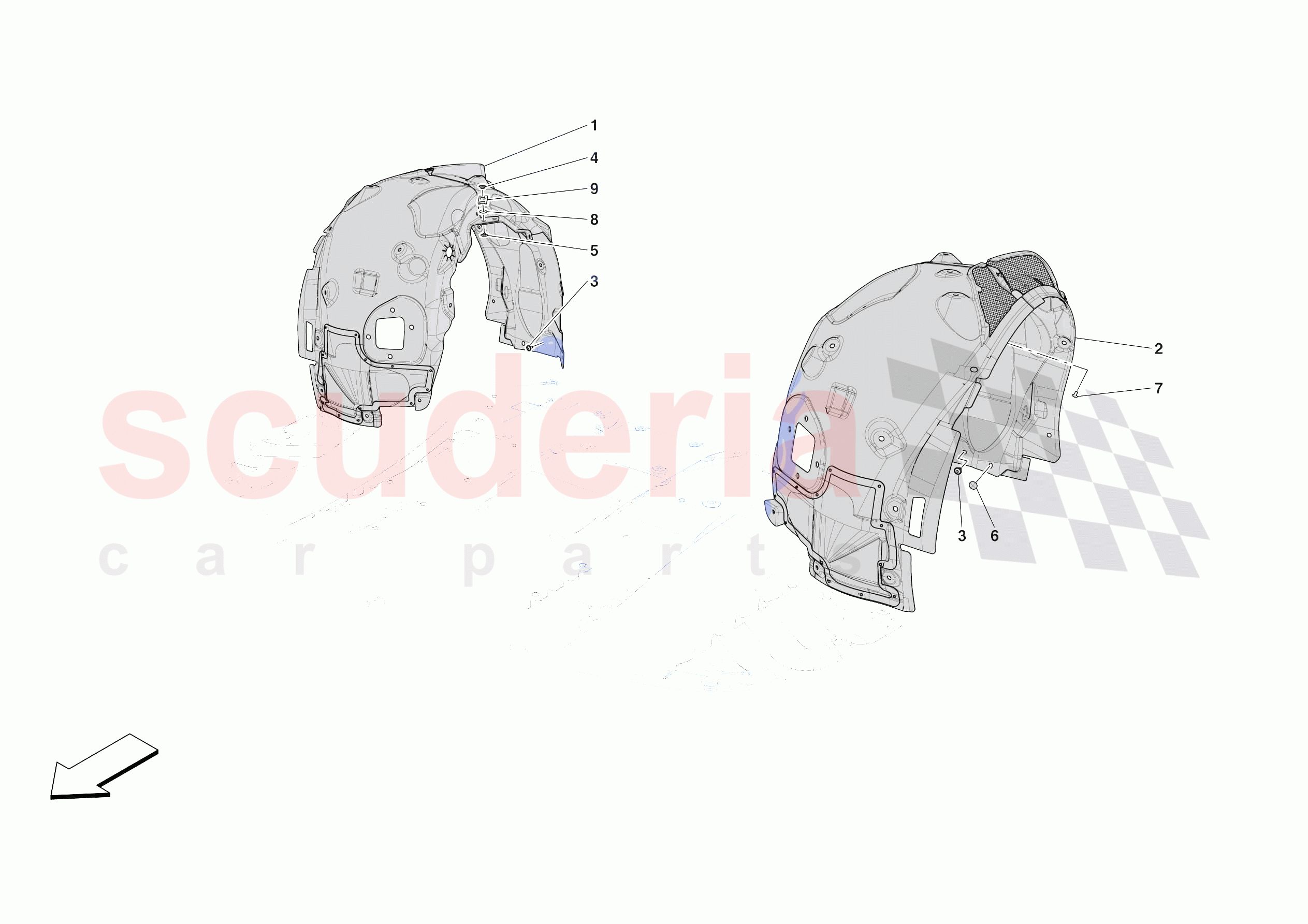 FRONT WHEELHOUSE of Ferrari Ferrari SF90 XX Spider Europe RH