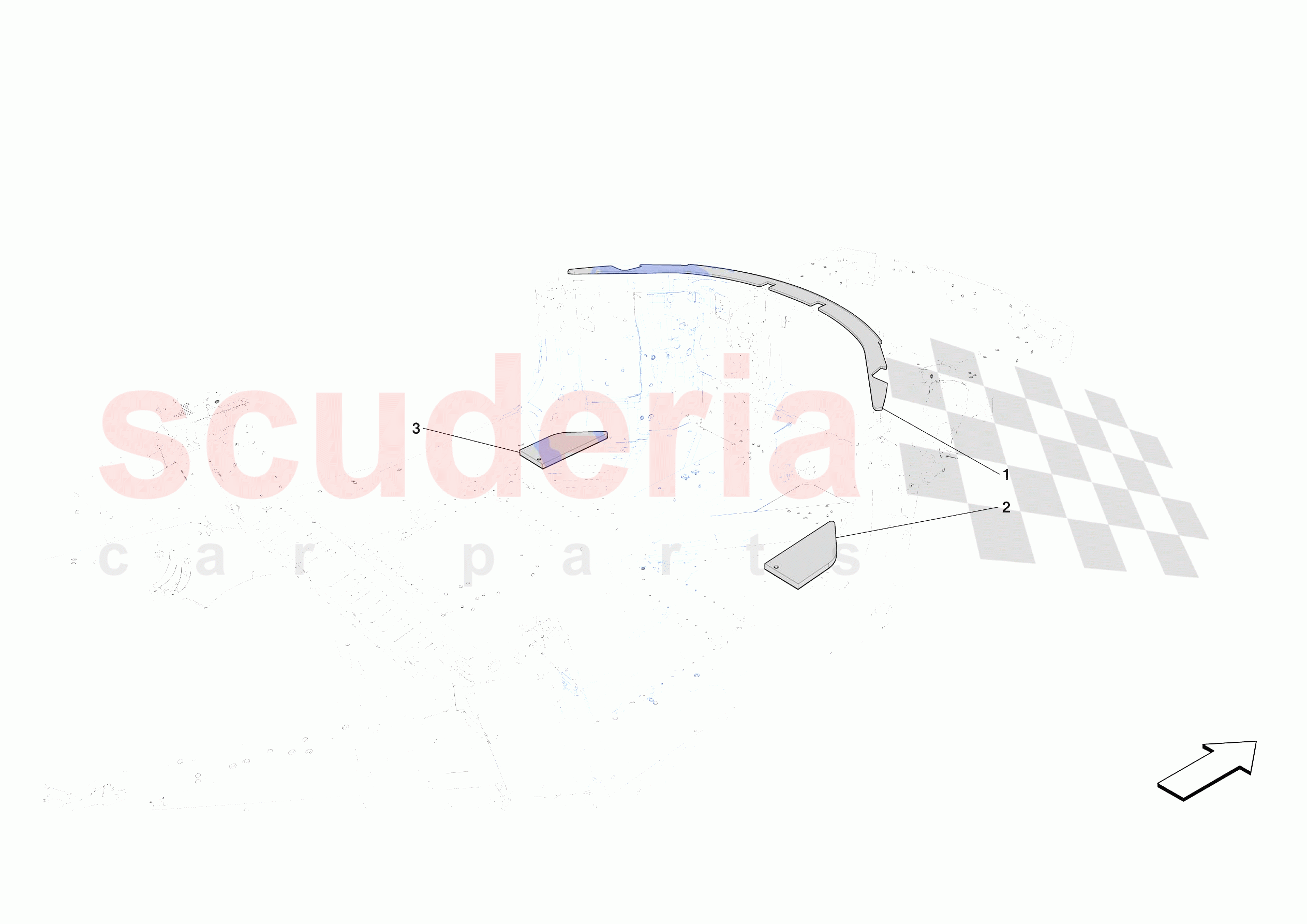 INTERNAL CABIN INSULATION of Ferrari Ferrari SF90 XX Spider USA