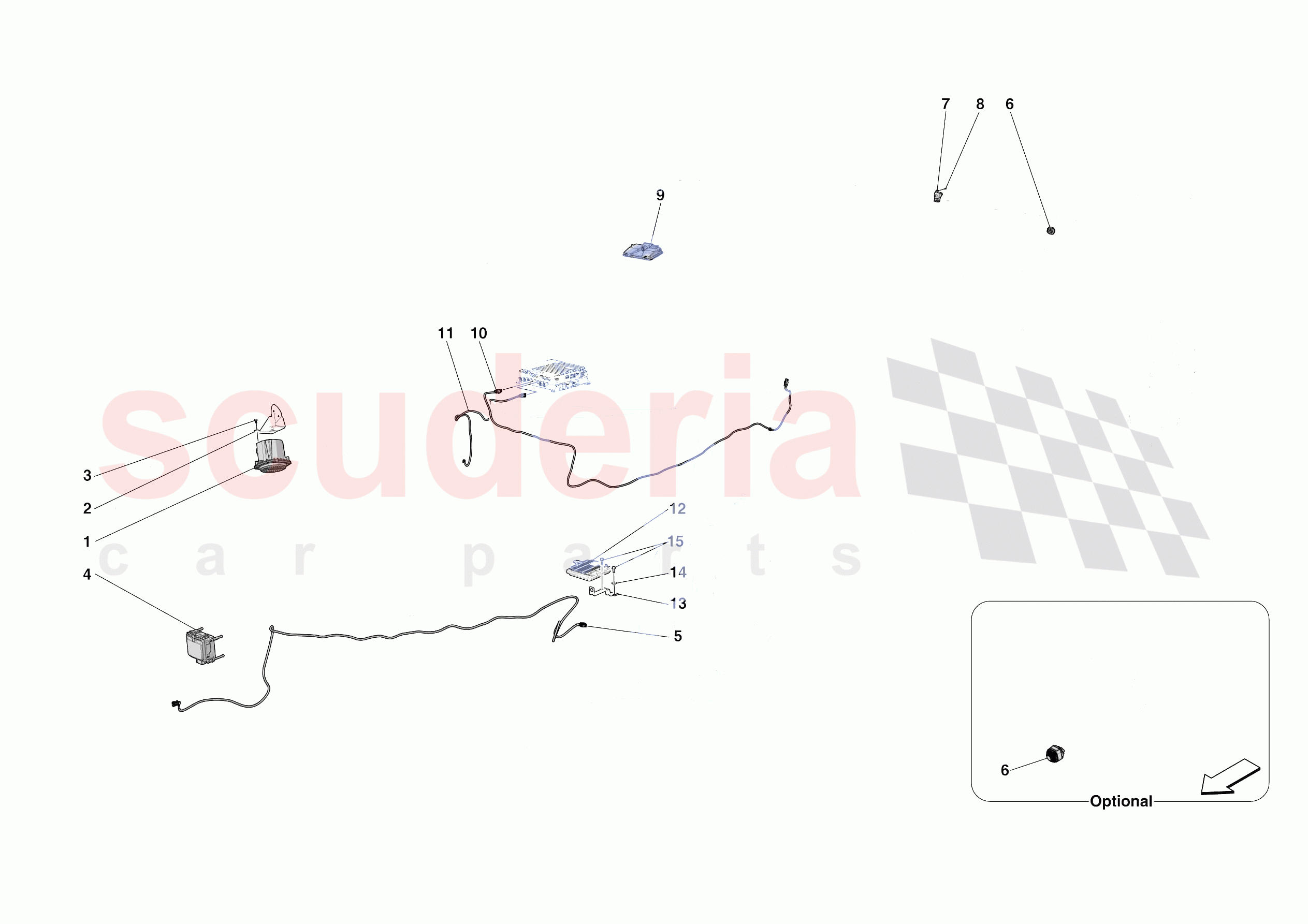 ADAS AND SENSORS of Ferrari Ferrari SF90 XX Spider USA