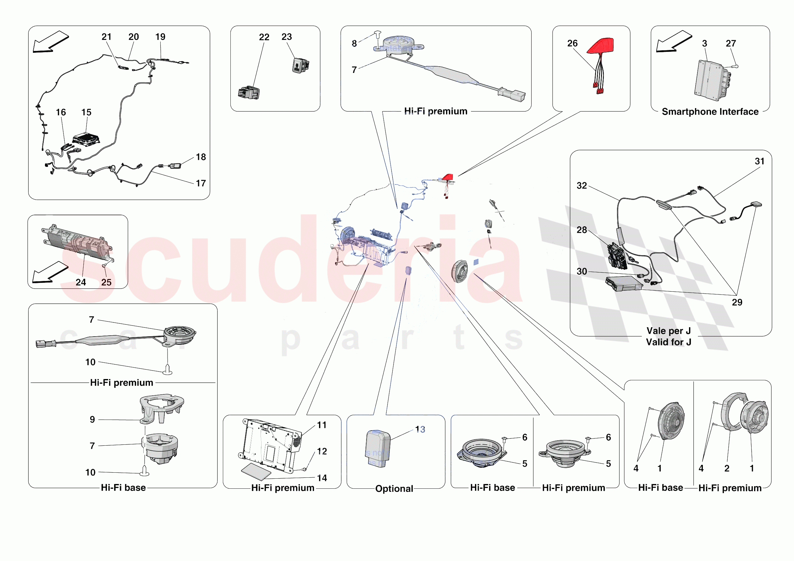 AUDIO UNIT of Ferrari Ferrari SF90 XX Stradale Europe