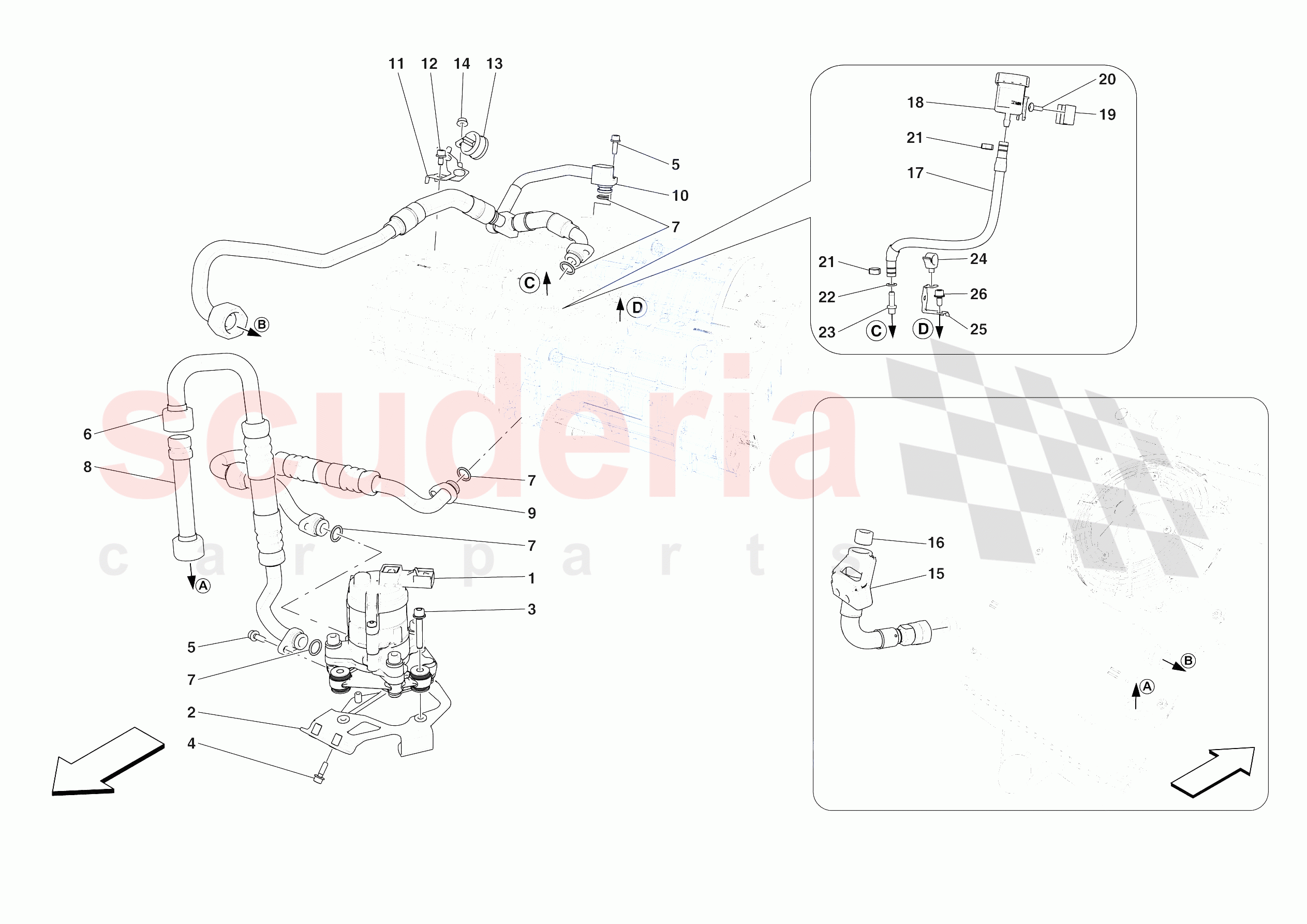ELECTRIC AXLE COOLING of Ferrari Ferrari SF90 XX Stradale USA
