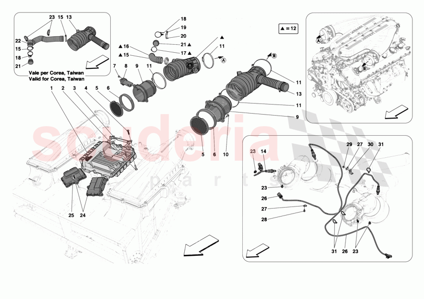 ENGINE INJECTION CONTROL of Ferrari Ferrari 12Cilindri Spider