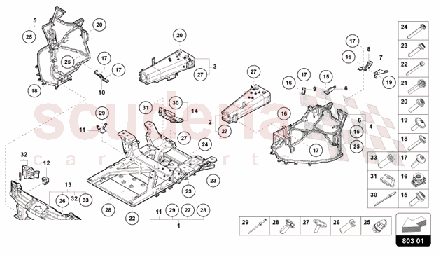 FRAME of Lamborghini Lamborghini Revuelto Coupe