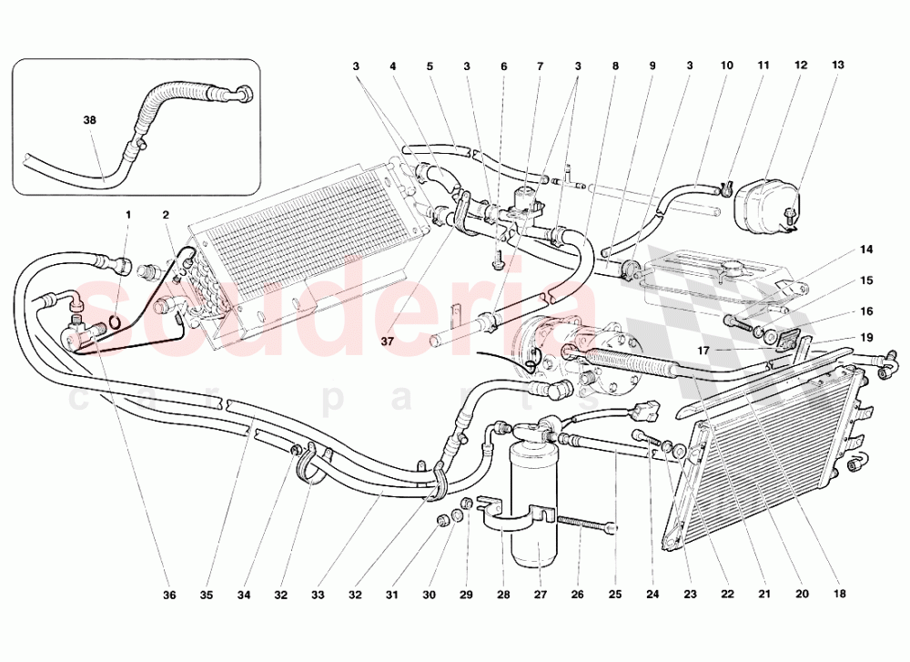 Climate Control 2 of Lamborghini Lamborghini Diablo SV (1998)