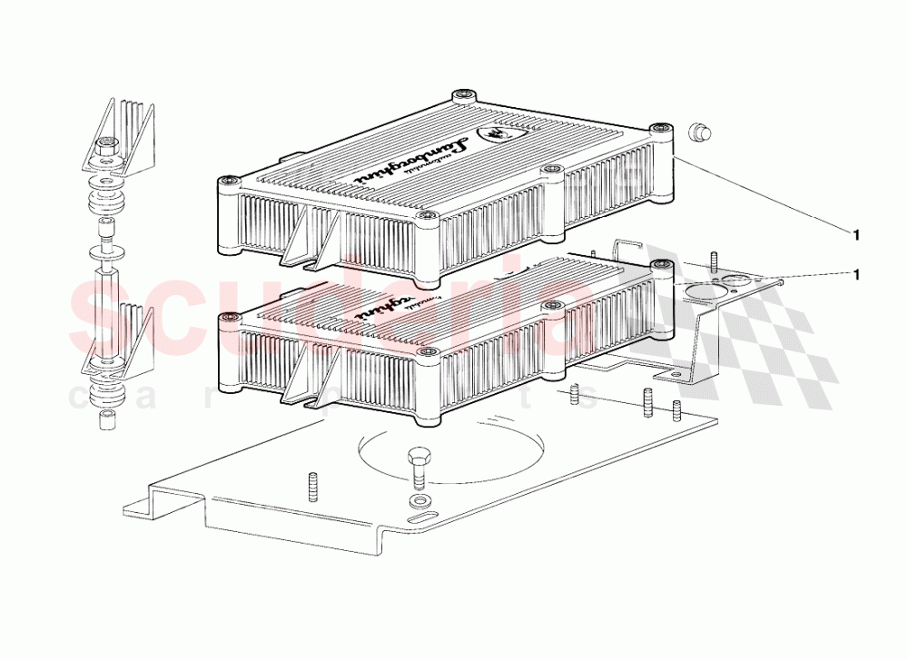 Electronic Injection Units (Valid for Sweden - Norway Version - October 1991) of Lamborghini Lamborghini Diablo (1990-1998)