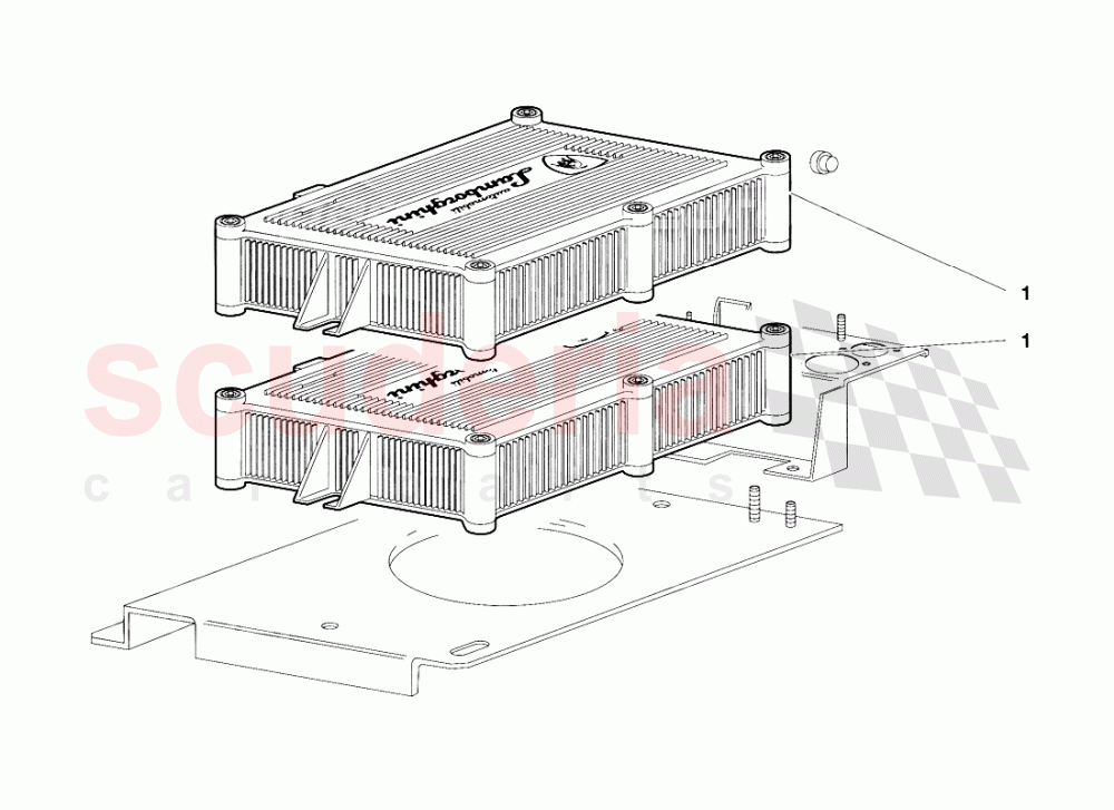 Eletronic Injection Units (Valid for USA Version - April 1994) of Lamborghini Lamborghini Diablo VT (1993-1998)