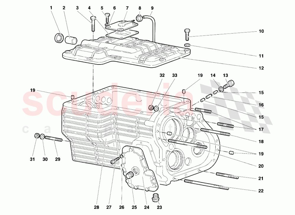 Gearbox of Lamborghini Lamborghini Diablo SE30 (1993-1995)
