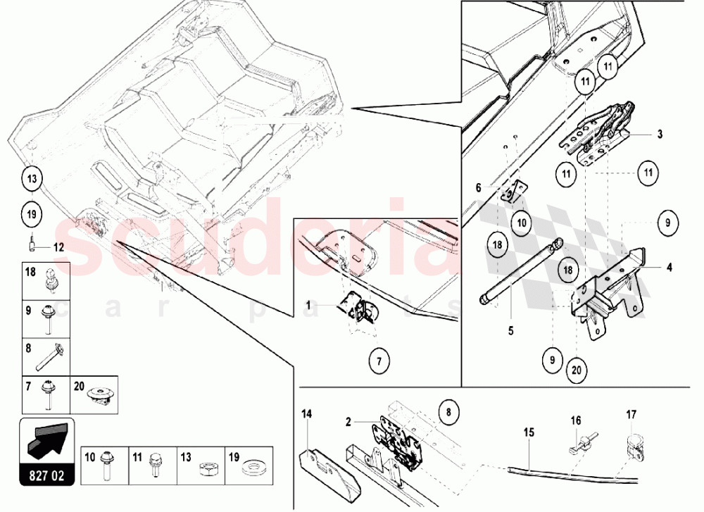 Rear Hood And Spoiler 1 of Lamborghini Lamborghini Aventador LP740 S