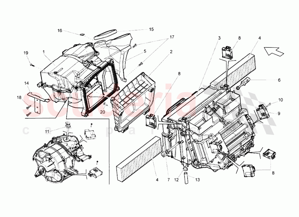 Air Conditioning System 3 of Lamborghini Lamborghini Gallardo (2006-2007)