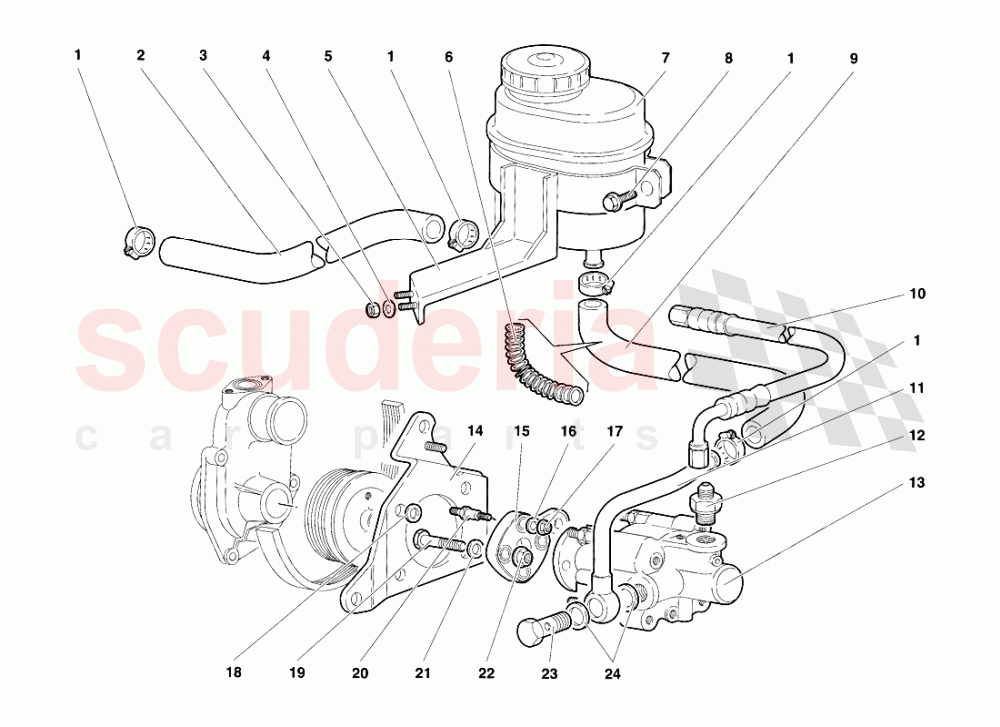 Steering 5 of Lamborghini Lamborghini Diablo SV (1995-1997)