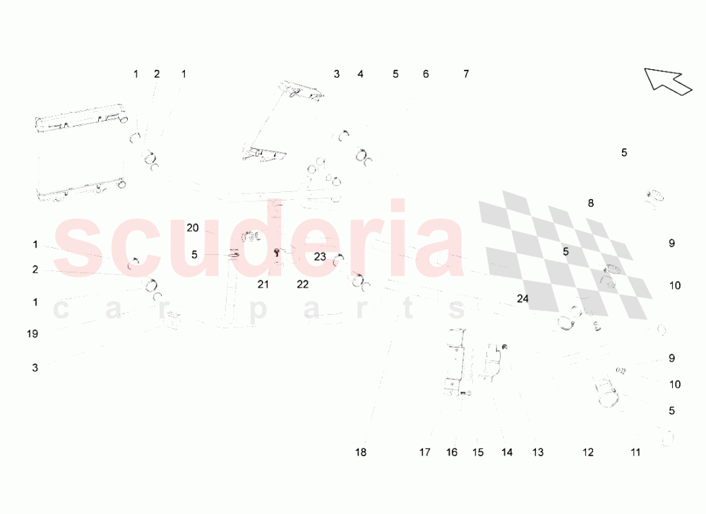 Water Cooling System 2 of Lamborghini Lamborghini Gallardo (2008)