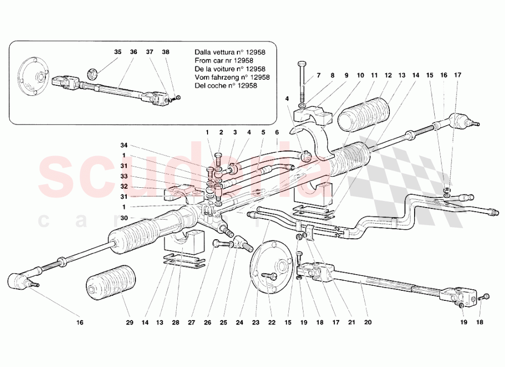 Steering 3 of Lamborghini Lamborghini Diablo SV (1998)
