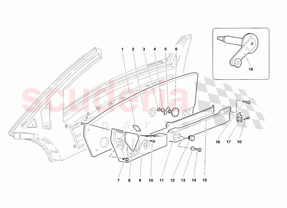 Doors 4 of Lamborghini Lamborghini Diablo VT Roadster (1998-2000)