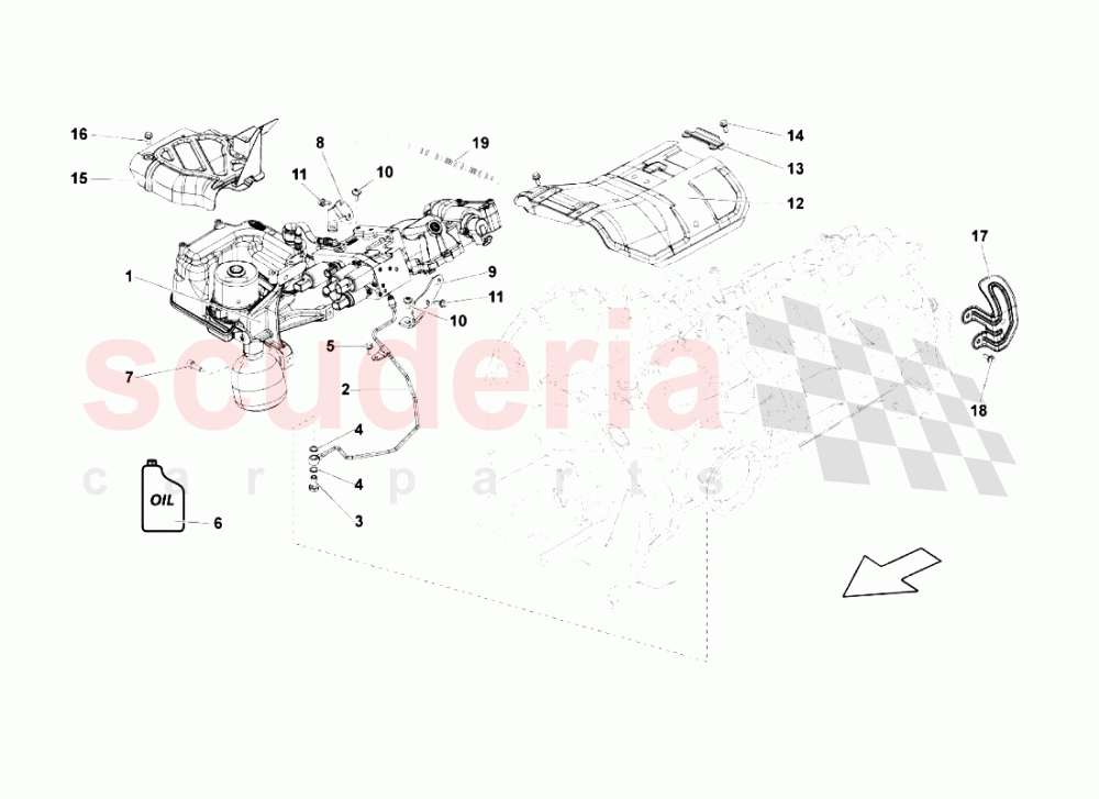 E-Gear Valves Group 1 of Lamborghini Lamborghini Gallardo LP570 4 SL