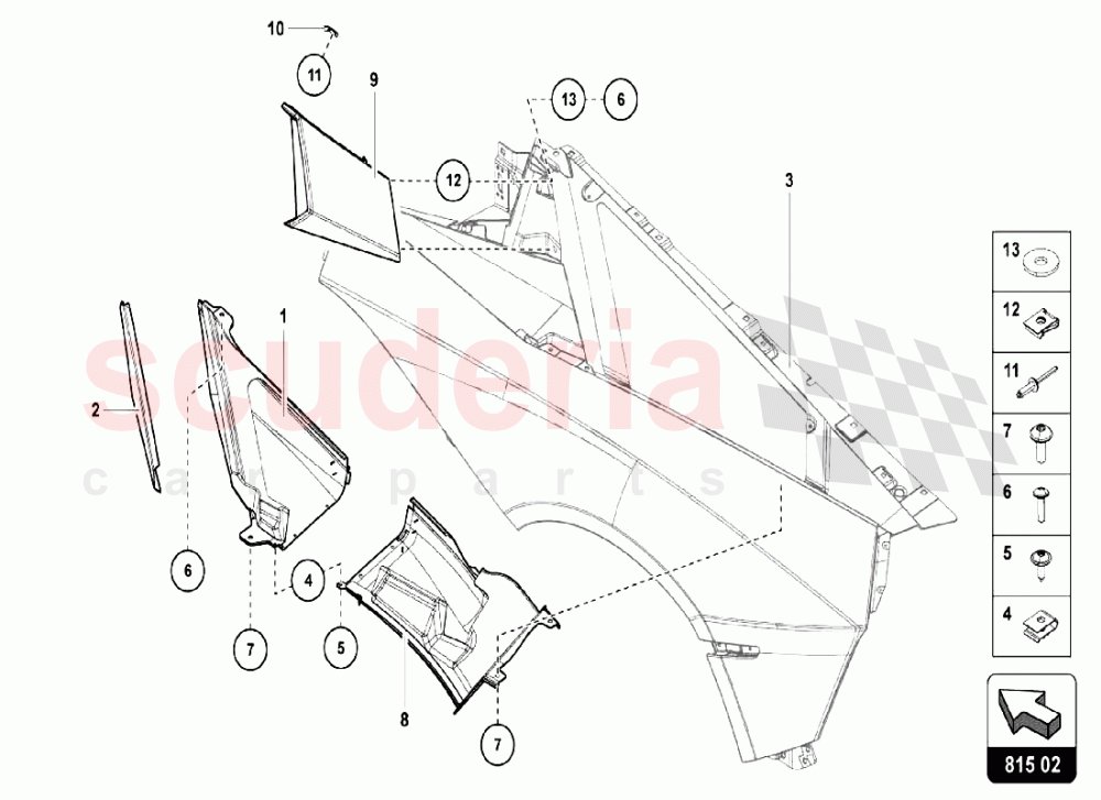 AIR INTAKE of Lamborghini Lamborghini Aventador LP750 SV Roadster