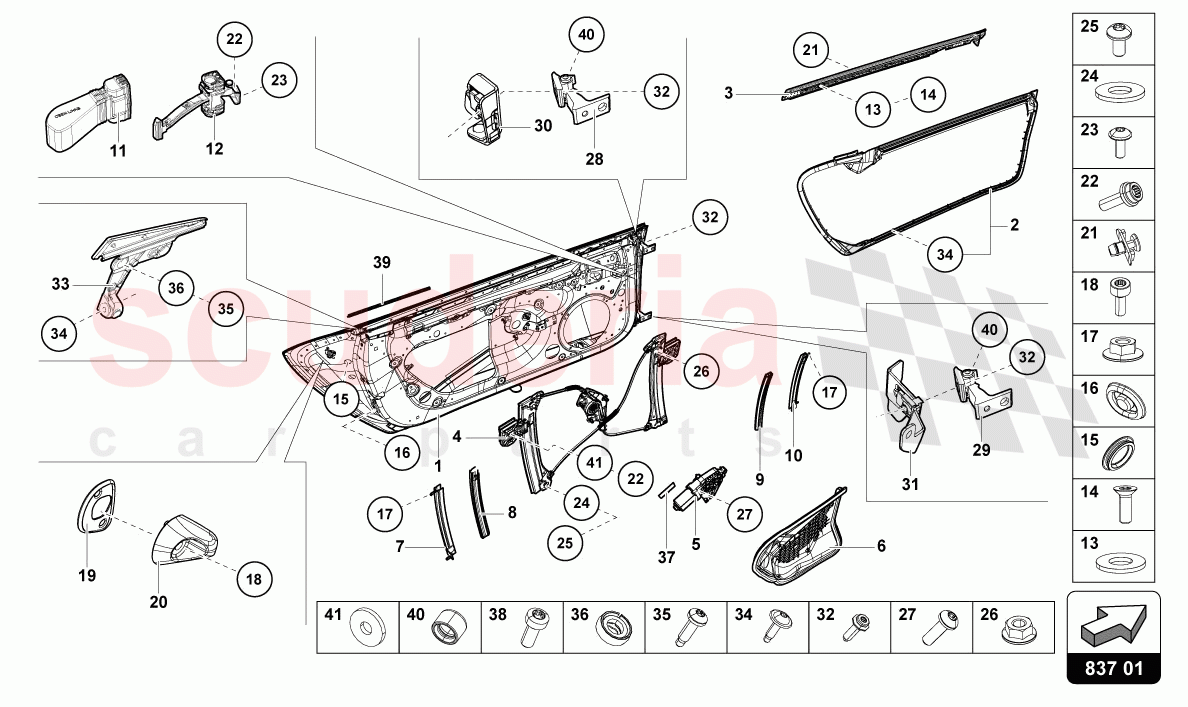 DOORS of Lamborghini Lamborghini Huracan Evo Spyder 2WD