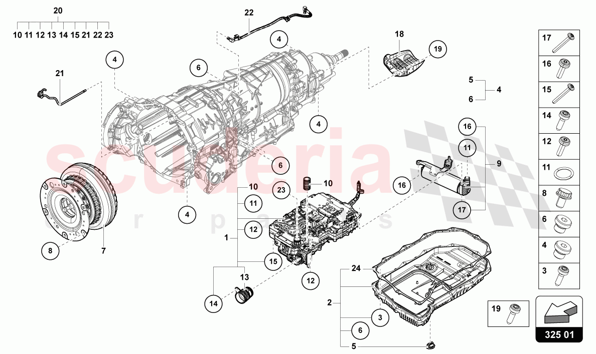 MECHATRONIC WITH SOFTWARE of Lamborghini Lamborghini Urus Performante