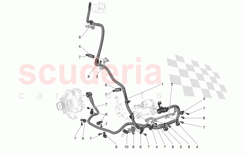 MAIN WIRING of Maserati Maserati MC20 Leggenda Automatic 3.0 BT V6 2WD 630HP