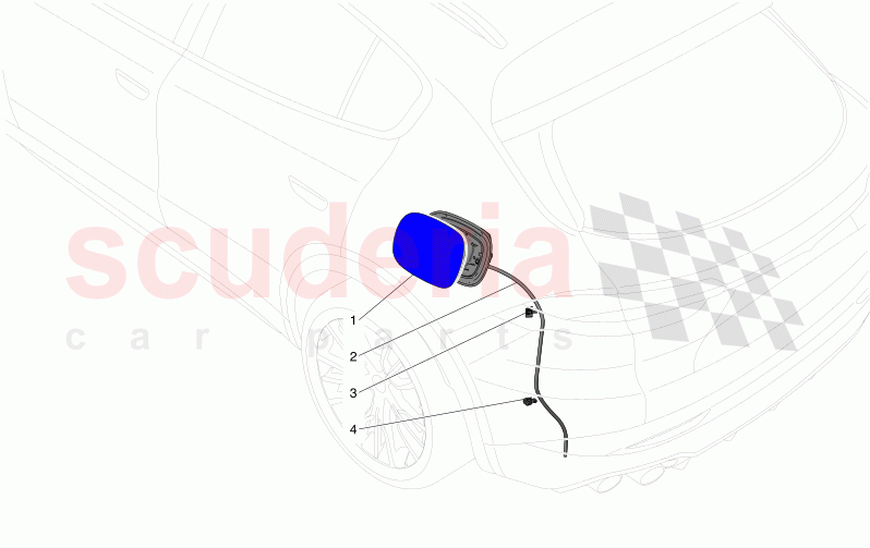 FUEL TANK DOOR AND CONTROLS of Maserati Maserati Grecale Modena Automatic 2.0 T4 4WD 330HP MHEV