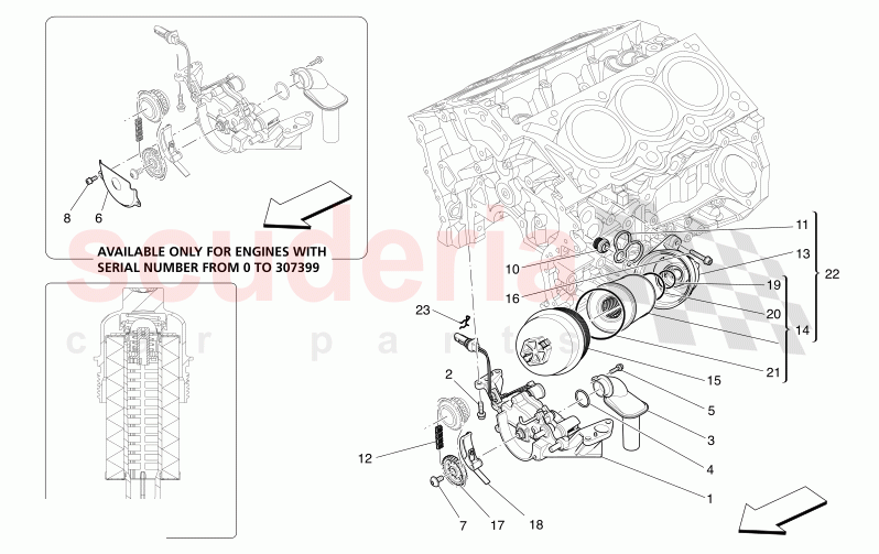 LUBRICATION SYSTEM: PUMP AND FILTER of Maserati Maserati Levante Modena Automatic 3.0 BT V6 4WD 350HP