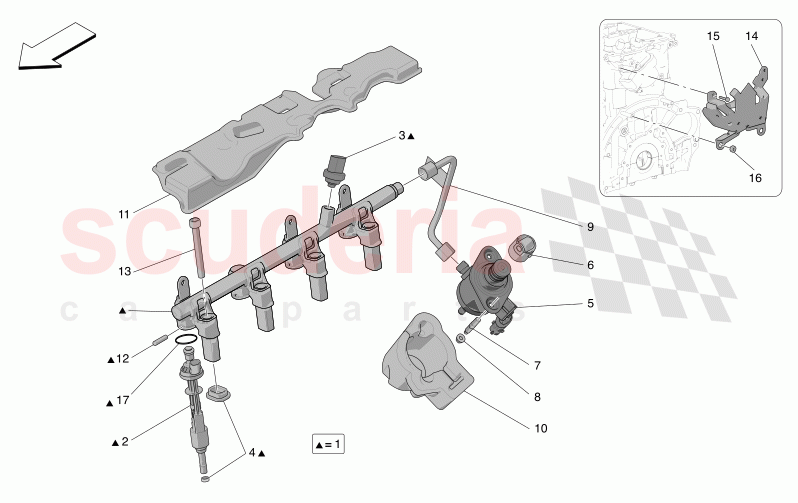 FUEL PUMPS AND CONNECTION LINES of Maserati Maserati Grecale GT Automatic 2.0 T4 4WD 250HP MHEV
