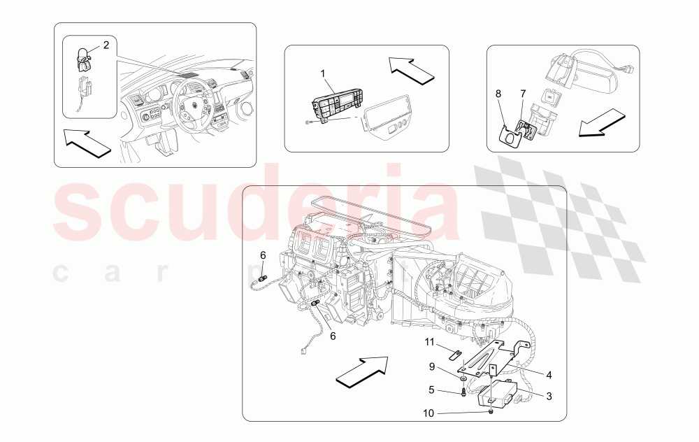 A/C UNIT: ELECTRONIC CONTROL of Maserati Maserati GranTurismo (2012-2016) Sport Auto