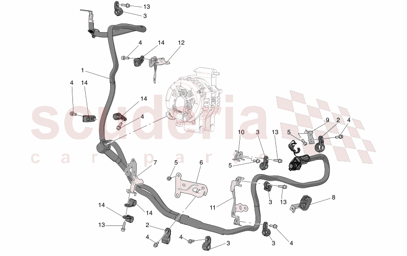 MAIN WIRING of Maserati Maserati GranCabrio M189    AUTOMATIC 4WD 3.0 BT V6 490 HP