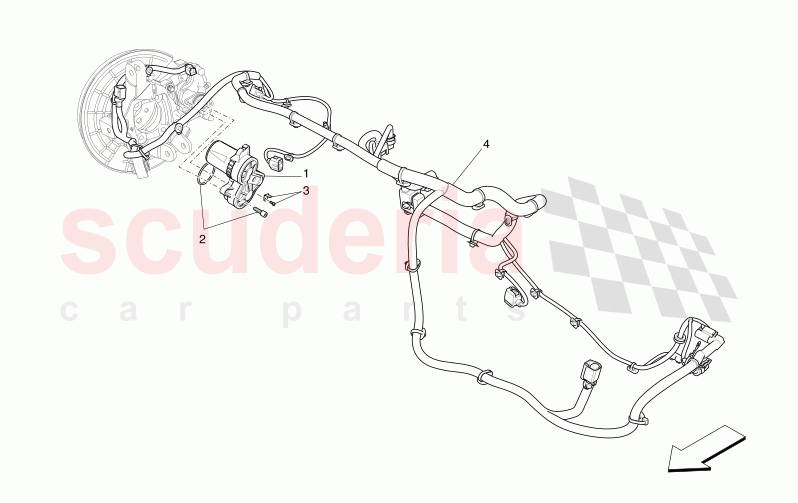 PARKING BRAKE of Maserati Maserati Levante Modena S Automatic 3.0 BT V6 4WD 430HP