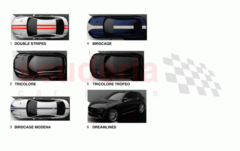 LIVERIES of Maserati Maserati Levante Modena S Automatic 3.0 BT V6 4WD 430HP