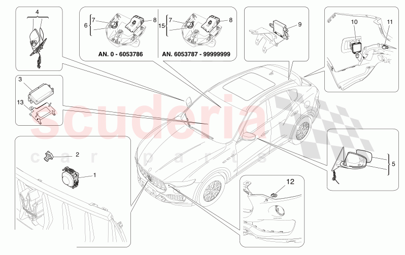 DRIVE ASSISTANCE SYSTEM of Maserati Maserati Levante Modena S Automatic 3.0 BT V6 4WD 430HP