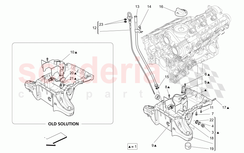 LUBRICATION SYSTEM: CIRCUIT AND COLLECTION of Maserati Maserati Levante Modena Automatic 3.0 BT V6 4WD 350HP