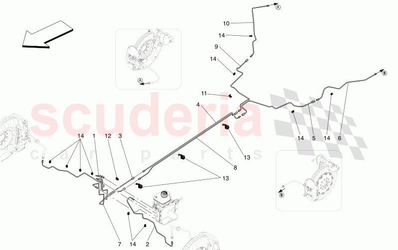 LINES of Maserati Maserati MC20 GT2 Stradale  Automatic 3.0 BT V6 2WD 630HP - 640HP