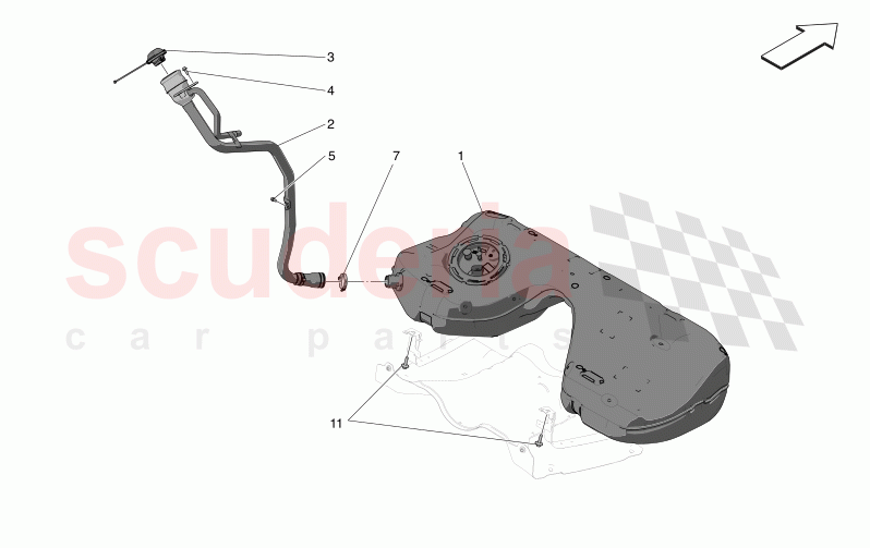 FUEL TANK of Maserati Maserati Grecale GT Automatic 2.0 T4 4WD 300HP MHEV