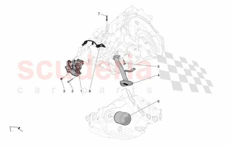 LUBRICATION SYSTEM: PUMP AND FILTER of Maserati Maserati Grecale GT Automatic 2.0 T4 4WD 300HP MHEV