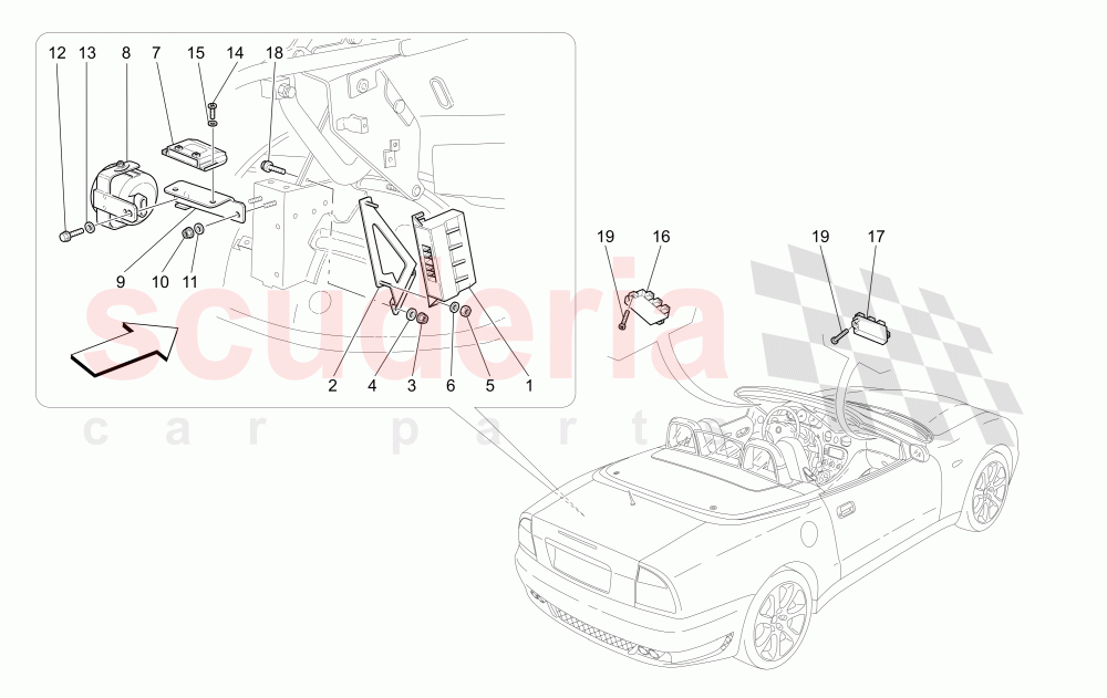 ALARM AND IMMOBILIZER SYSTEM of Maserati Maserati 4200 Spyder (2005-2007) CC