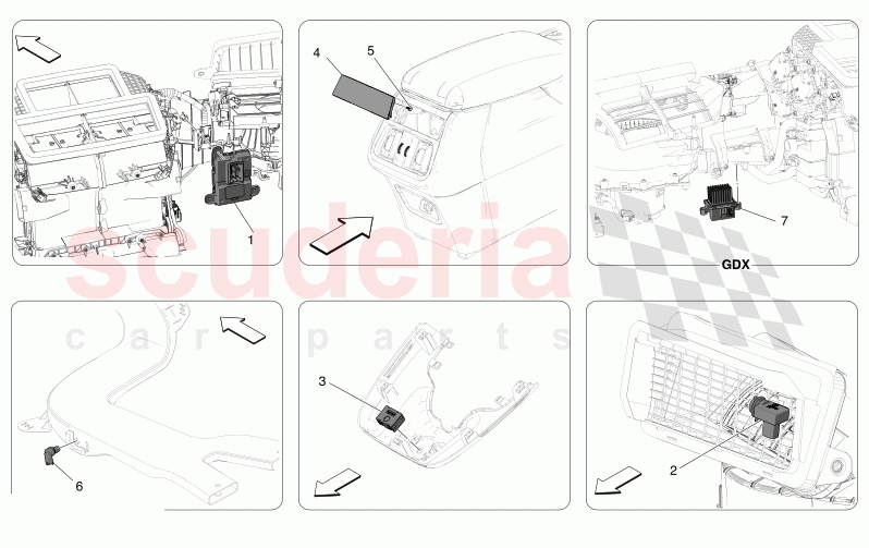 A/C UNIT: ELECTRONIC CONTROL of Maserati Maserati Grecale Folgore Automatic 4WD BEV 400 kW
