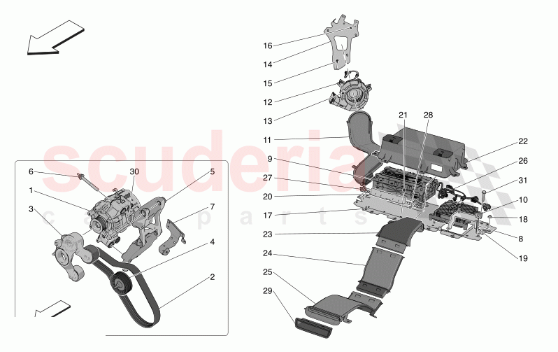 ENERGY GENERATION AND ACCUMULATION of Maserati Maserati Grecale GT Automatic 2.0 T4 4WD 250HP MHEV