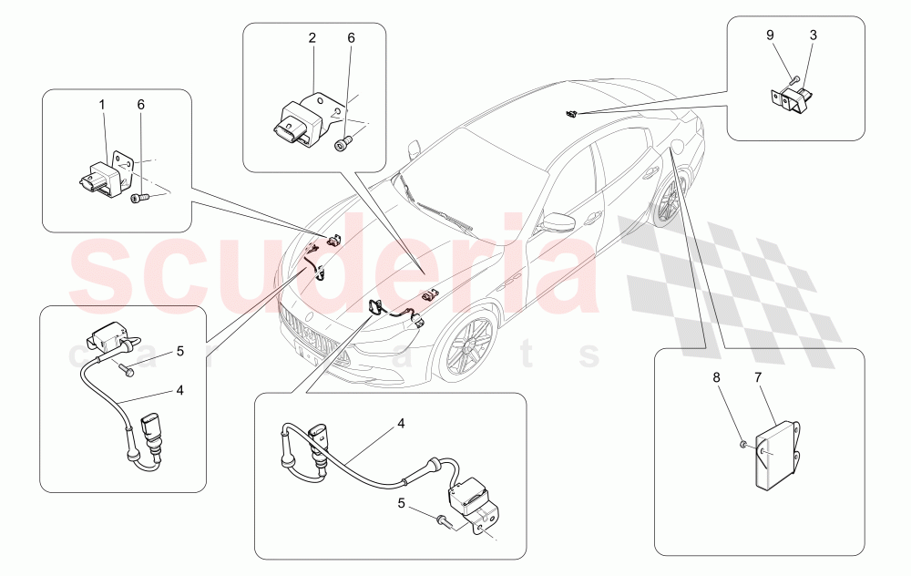 ELECTRONIC CONTROL (SUSPENSION) of Maserati Maserati Ghibli (2014-2016) S