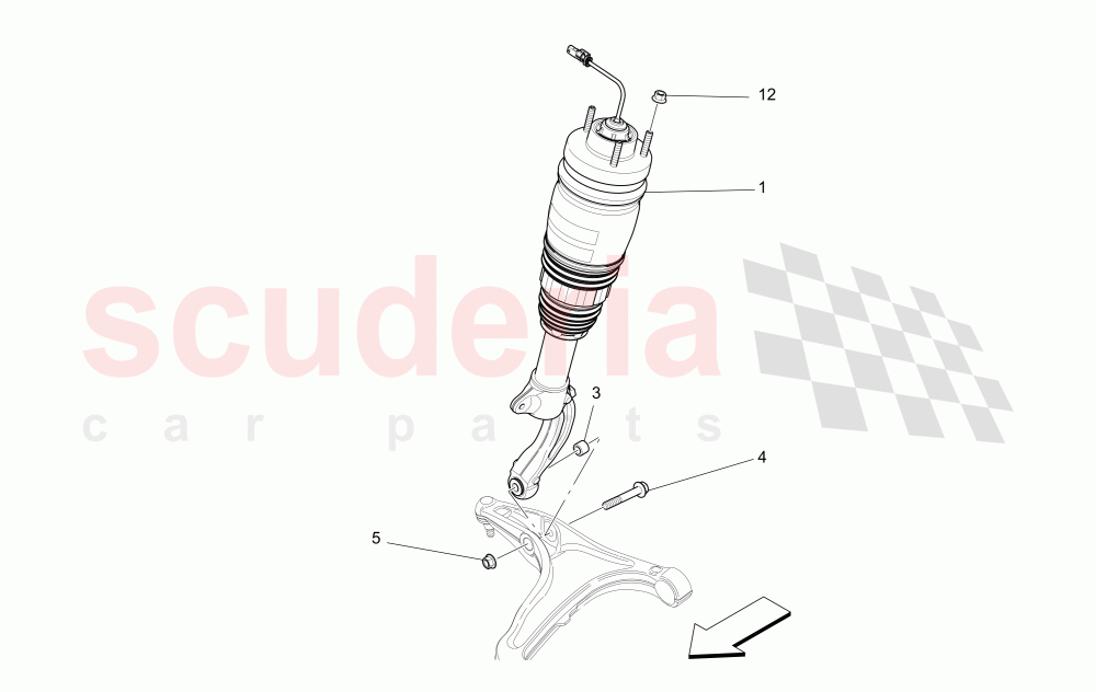 FRONT SHOCK ABSORBER DEVICES of Maserati Maserati Levante (2017+) S