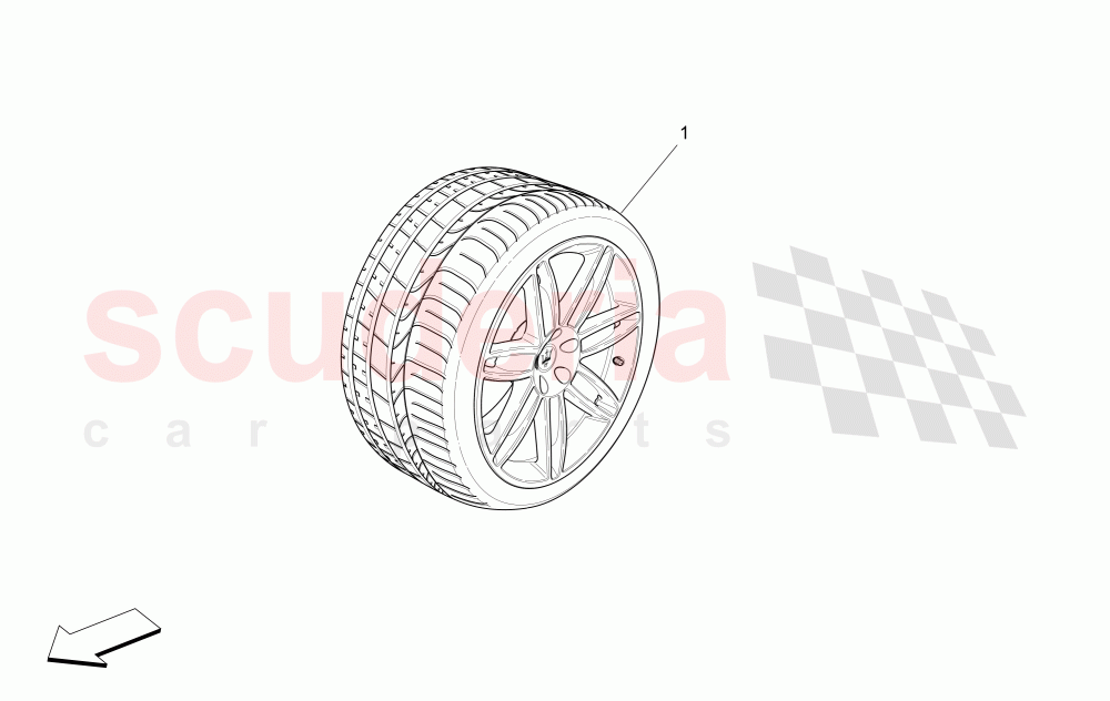 CPL. WHEELS of Maserati Maserati Quattroporte (2013-2016) V6 330bhp