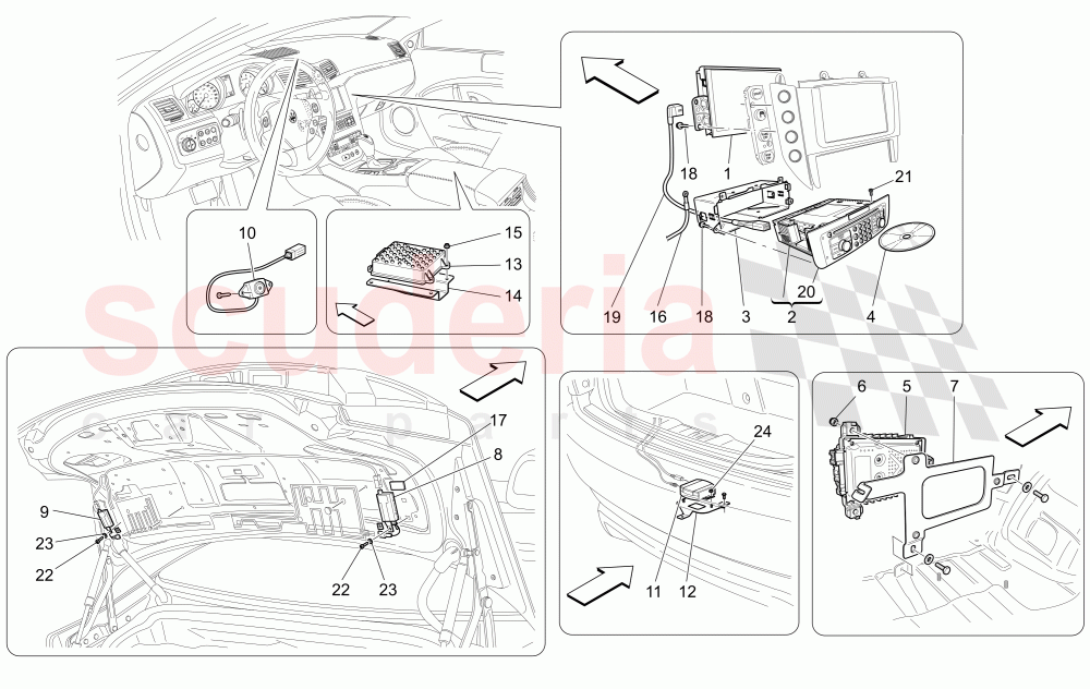 IT SYSTEM of Maserati Maserati GranCabrio (2017+) Special Edition