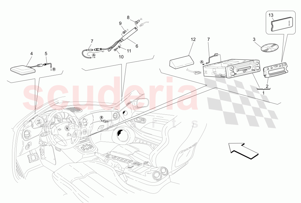IT SYSTEM of Maserati Maserati GranSport Coupe (2005-2007)