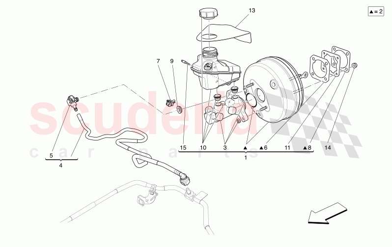 BRAKE SERVO SYSTEM of Maserati Maserati Levante Modena Automatic 3.0 BT V6 4WD 350HP