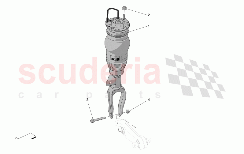 FRONT SHOCK ABSORBER DEVICES of Maserati Maserati Grecale Modena Automatic 2.0 T4 4WD 330HP MHEV