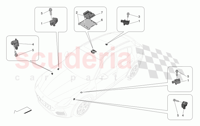 ELECTRONIC CONTROL (SUSPENSION) of Maserati Maserati Grecale Modena Automatic 2.0 T4 4WD 330HP MHEV