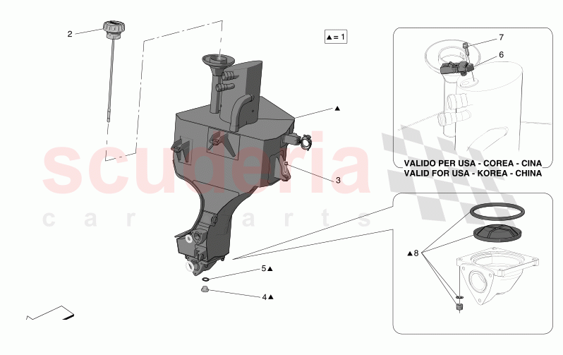 LUBRICATION SYSTEM: CIRCUIT AND COLLECTION of Maserati Maserati MC20 Notte Automatic 3.0 BT V6 2WD 630HP