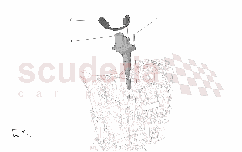 PARKING LOCK of Maserati Maserati GranCabrio M189 FOLGORE  AUTOMATIC 4WD BEV 560 kW