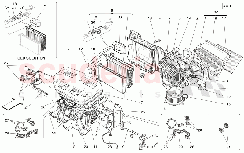 A/C UNIT: DASHBOARD DEVICES of Maserati Maserati Levante Modena S Automatic 3.0 BT V6 4WD 430HP