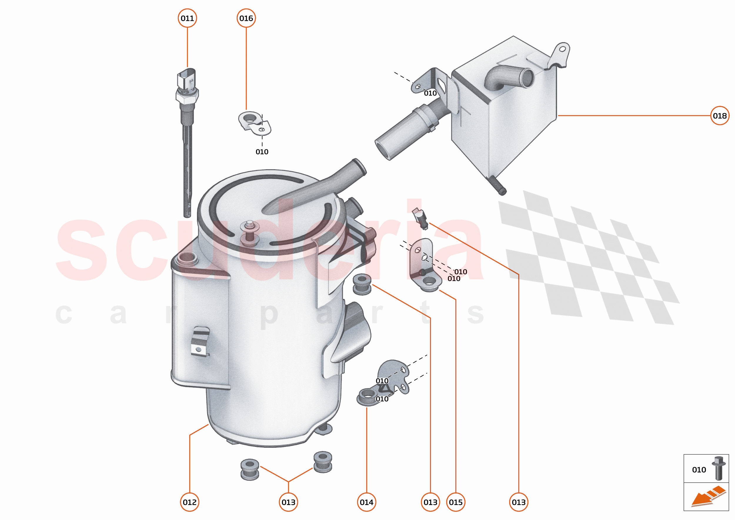 24 - LUBRICATION SYSTEM OFF - ENGINE - 24.1 - ENGINE OIL TANK of McLaren McLaren GT