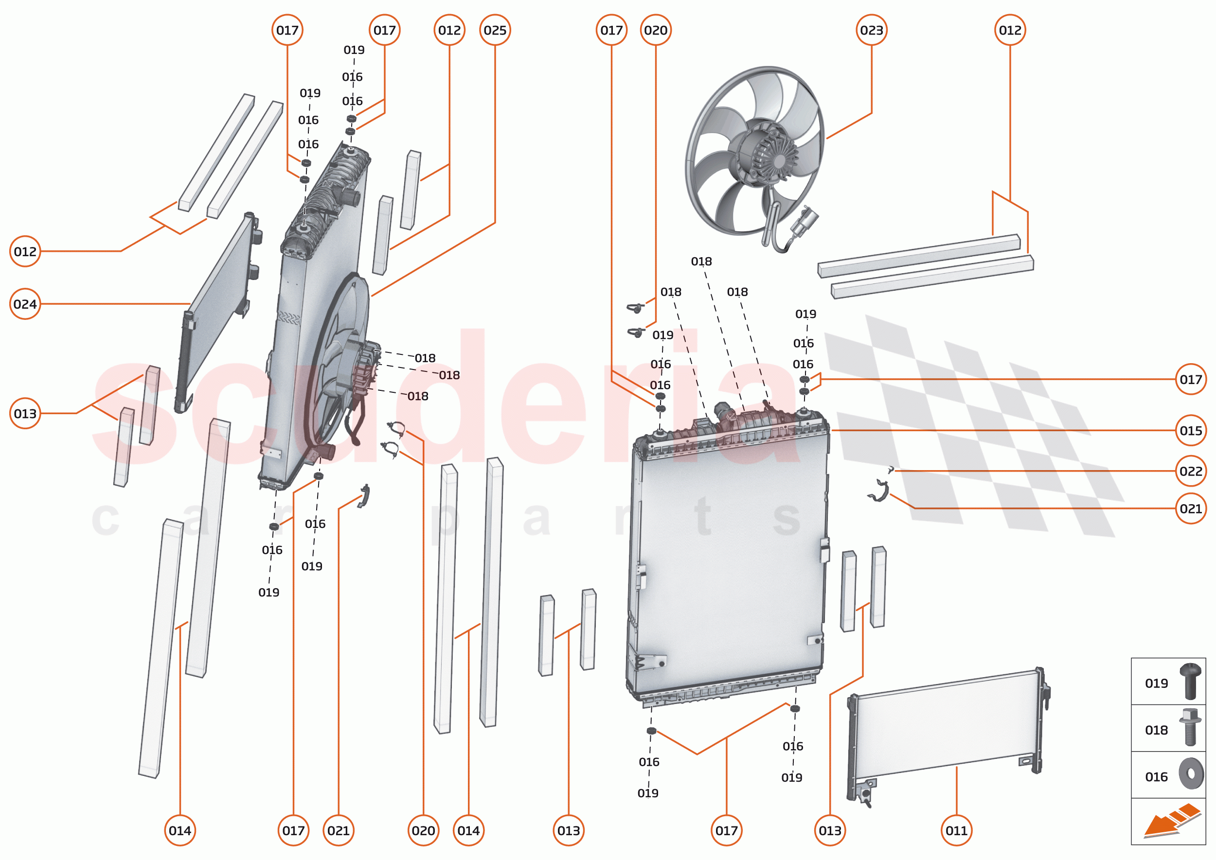 31 - COOLING SYSTEM - 31.2 - HIGH TEMP MAIN RADIATORS & FANS of McLaren McLaren Senna GTR